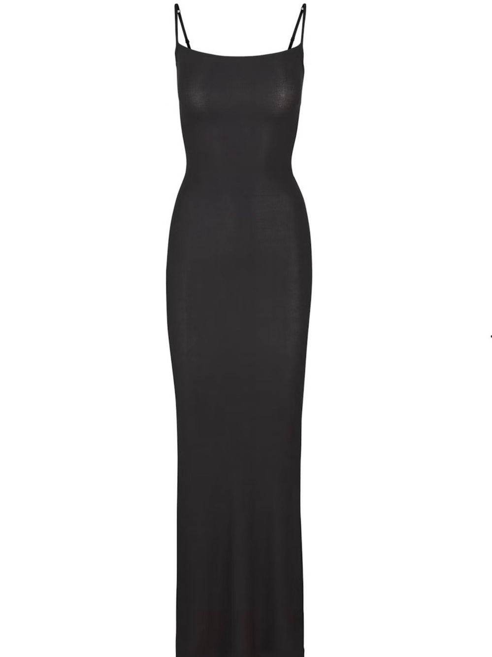SKIMS Black Maxi Slip Dress